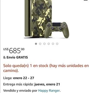 PS4 with 2 controllers.